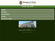 Tablet Screenshot of mortagneauperche.fr